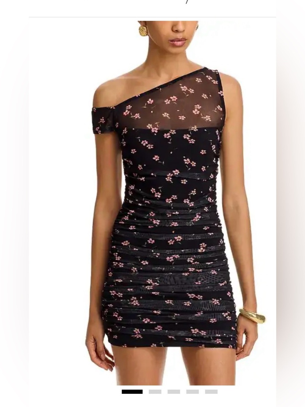 AFRM Rowena Floral One Shoulder Mini dress